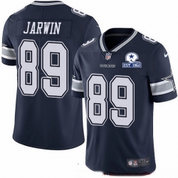 Dallas Cowboys 89 Blake Jarwin Navy Blue Team Color Stitched With Established In 1960 Patch NFL Vapor Untouchable Limited Jersey