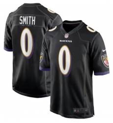 Baltimore Ravens 0 Roquan Smith Black Vapor Untouchable Limited Stitched Jersey