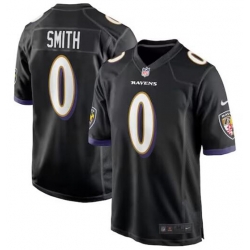 Baltimore Ravens 0 Roquan Smith Black Vapor Untouchable Limited Stitched Jersey
