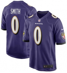 Baltimore Ravens 0 Roquan Smith Purple Vapor Untouchable Limited Stitched Jersey