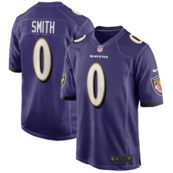 Baltimore Ravens 0 Roquan Smith Purple Vapor Untouchable Limited Stitched Jersey