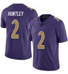 Baltimore Ravens 2 Tyler Huntley Purple Legend Rush Limited Jersey