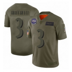 Baltimore Ravens 3 Robert Griffin III Limited Camo 2019 Salute To Service Football Jersey