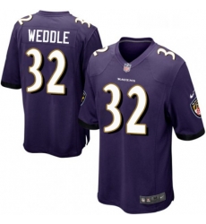 Baltimore Ravens 32 Eric Weddle Game Purple Team Color NFL Jersey Baltimore Ravens 32 Eric Weddle Game Purple Team Color NFL Jersey