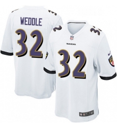 Baltimore Ravens 32 Eric Weddle Game White NFL Jersey Baltimore Ravens 32 Eric Weddle Game White NFL Jersey