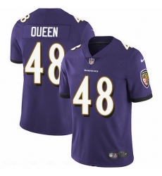 Baltimore Ravens 48 Patrick Queen Purple Team Color Stitched NFL Vapor Untouchable Limited Jersey