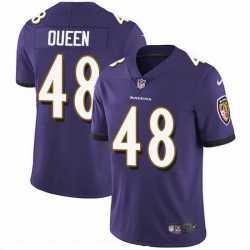 Baltimore Ravens 48 Patrick Queen Purple Team Color Stitched NFL Vapor Untouchable Limited Jersey