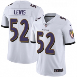 Baltimore Ravens 52 Ray Lewis White Vapor Untouchable Limited Player NFL Jersey
