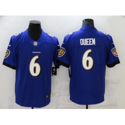 Baltimore Ravens 6 Patrick Queen Purple Vapor Untouchable Limited Jersey