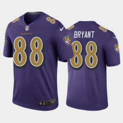 Baltimore Ravens 88 Dez Bryant Purple Gold Rush Jersey