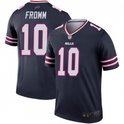 Buffalo Bills 10 Jake Fromm Navy Legend Inverted Jersey