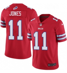 Buffalo Bills 11 Zay Jones Limited Red Rush Vapor Untouchable NFL Jersey
