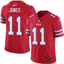 Buffalo Bills 11 Zay Jones Limited Red Rush Vapor Untouchable NFL Jersey