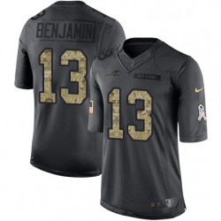 Buffalo Bills 13 Kelvin Benjamin Limited Black 2016 Salute To Service NFL Jersey