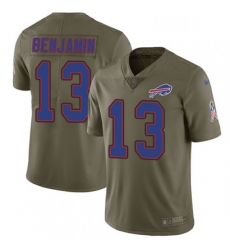 Buffalo Bills 13 Kelvin Benjamin Limited Olive 2017 Salute To Service NFL Jersey