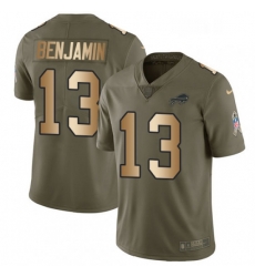 Buffalo Bills 13 Kelvin Benjamin Limited OliveGold 2017 Salute To Service NFL Jersey