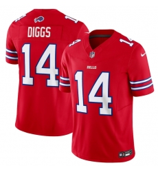 Buffalo Bills 14 Stefon Diggs Red 2023 F U S E Vapor Untouchable Limited Stitched Jersey Buffalo Bills 14 Stefon Diggs Red 2023 F U S E Vapor Untouchable Limited Stitched Jersey