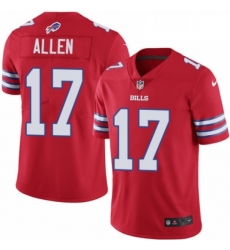 Buffalo Bills 17 Josh Allen Limited Red Rush Vapor Untouchable NFL Jersey