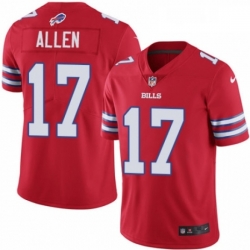 Buffalo Bills 17 Josh Allen Limited Red Rush Vapor Untouchable NFL Jersey