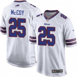 Buffalo Bills 25 LeSean McCoy Game White NFL Jersey