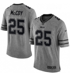 Buffalo Bills 25 LeSean McCoy Limited Gray Gridiron NFL Jersey Buffalo Bills 25 LeSean McCoy Limited Gray Gridiron NFL Jersey