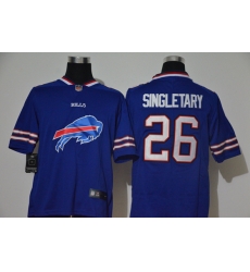 Buffalo Bills 26 Devin Singletary Royal Team Big Logo Vapor Untouchable Limited Jersey Buffalo Bills 26 Devin Singletary Royal Team Big Logo Vapor Untouchable Limited Jersey