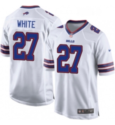 Buffalo Bills 27 TreDavious White Game White NFL Jersey Buffalo Bills 27 TreDavious White Game White NFL Jersey
