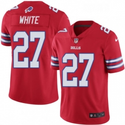 Buffalo Bills 27 TreDavious White Limited Red Rush Vapor Untouchable NFL Jersey