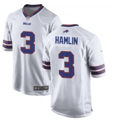 Buffalo Bills 3 Damar Hamlin Nike white Player Jersey