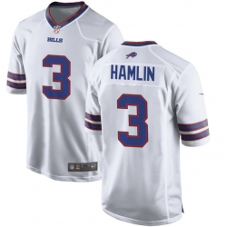 Buffalo Bills 3 Damar Hamlin Nike white Player Jersey