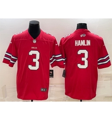 Buffalo Bills 3 Damar Hamlin Red Vapor Untouchable Limited Stitched Jersey