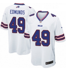 Buffalo Bills 49 Tremaine Edmunds Game White NFL Jersey Buffalo Bills 49 Tremaine Edmunds Game White NFL Jersey