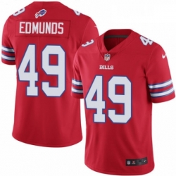 Buffalo Bills 49 Tremaine Edmunds Limited Red Rush Vapor Untouchable NFL Jersey