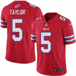Buffalo Bills 5 Tyrod Taylor Limited Red Rush Vapor Untouchable NFL Jersey