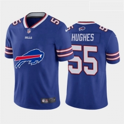 Buffalo Bills 55 Jerry Hughes Royal Team Big Logo Vapor Untouchable Limited Jersey