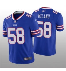 Buffalo Bills 58 Matt Milano 2022 Royal Vapor Untouchable Limited Stitched Jersey