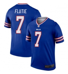 Buffalo Bills 7 Doug Flutie Royal Legend Jersey