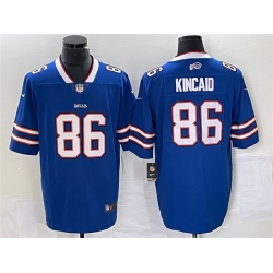 Buffalo Bills 86 Dalton Kincaid Blue Vapor Untouchable Limited Stitched Football Jersey