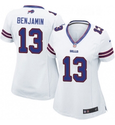 Women's Buffalo Bills 13 Kelvin Benjamin Game White NFL Jersey