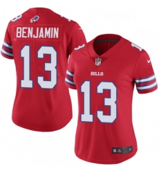 Women's Buffalo Bills 13 Kelvin Benjamin Limited Red Rush Vapor Untouchable NFL Jersey