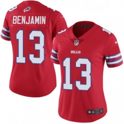 Women's Buffalo Bills 13 Kelvin Benjamin Limited Red Rush Vapor Untouchable NFL Jersey