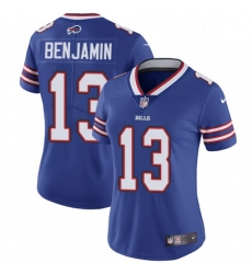 Women's Buffalo Bills 13 Kelvin Benjamin Royal Blue Team Color Vapor Untouchable Elite Player NFL Jersey