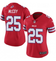 Women's Buffalo Bills 25 LeSean McCoy Limited Red Rush Vapor Untouchable NFL Jersey