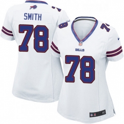 Women's Buffalo Bills 78 Bruce Smith Game White NFL Jersey