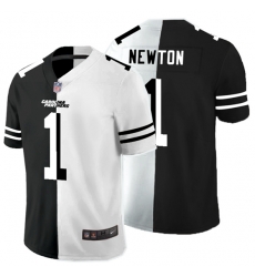 Carolina Panthers 1 Cam Newton Black And White Split Vapor Untouchable Limited Jersey Carolina Panthers 1 Cam Newton Black And White Split Vapor Untouchable Limited Jersey