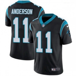 Carolina Panthers 11 Robby Anderson Black Team Color Stitched NFL Vapor Untouchable Limited Jersey