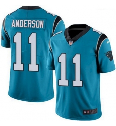 Carolina Panthers 11 Robby Anderson Blue Alternate Stitched NFL Vapor Untouchable Limited Jersey