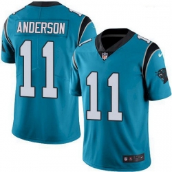 Carolina Panthers 11 Robby Anderson Blue Alternate Stitched NFL Vapor Untouchable Limited Jersey