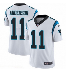 Carolina Panthers 11 Robby Anderson White Men Stitched NFL Vapor Untouchable Limited Jersey
