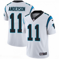 Carolina Panthers 11 Robby Anderson White Men Stitched NFL Vapor Untouchable Limited Jersey